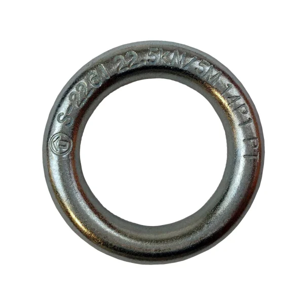 ClimbTech Zinc Plated 10mm Rap Ring 1