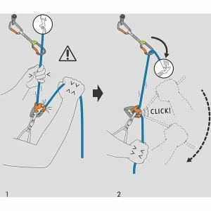 Climbing Technology Click-Up+ Belay Device & HMS 16