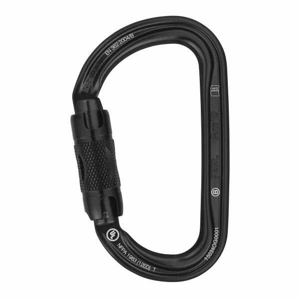 Petzl Am’D Twist-Lock – Black 1