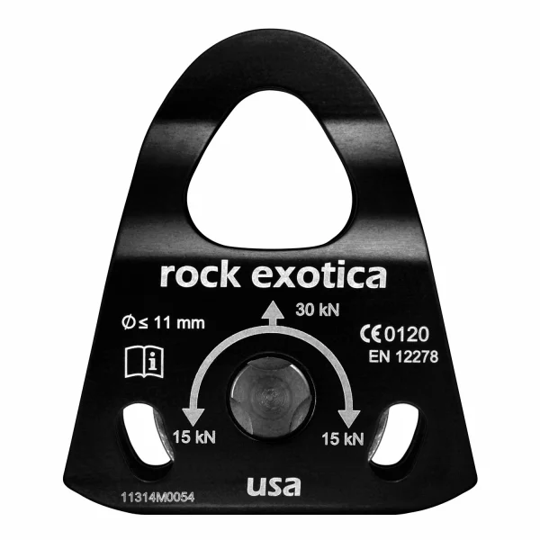Rock Exotica Mini Machined Pulley – Single Sheave 1